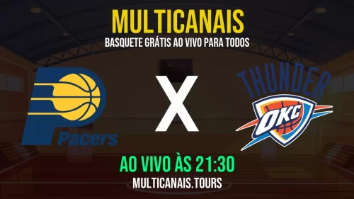 Assistir Indiana Pacers x Oklahoma City Thunder ao vivo online 13/06/2025 Ao Vivo Online Grátis 24 Horas HD
