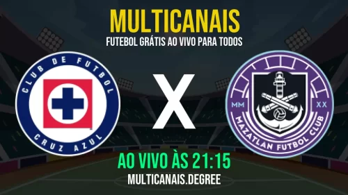 Assista Cruz Azul x Mazatlán Hoje – Jogo Ao Vivo Online e Gratuito (06 de Julho de 2025)