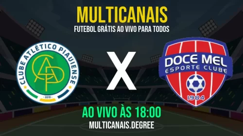Assista Atlético Piauiense x Doce Mel Hoje – Jogo Ao Vivo Online e Gratuito (06 de Julho de 2025)