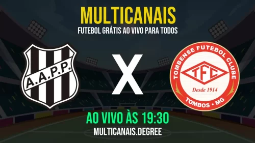 Ponte Preta x Tombense Ao Vivo Online – Veja Grátis em HD no Dia 7 de Julho de 2025