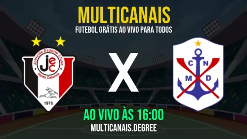 Assista Joinville x Marcílio Dias Hoje – Jogo Ao Vivo Online e Gratuito (06 de Julho de 2025)